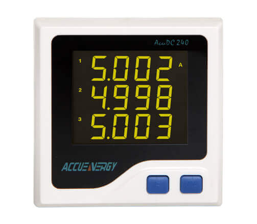 Accuenergy AcuDC DC Power Monitoring Meter